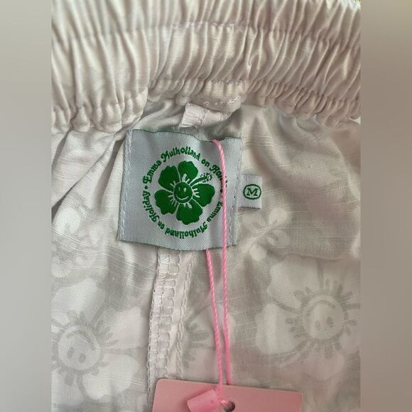 emma mulholland On Holiday Resort Long Pants Happy Hibiscus White/white Size M - Picture 9 of 16